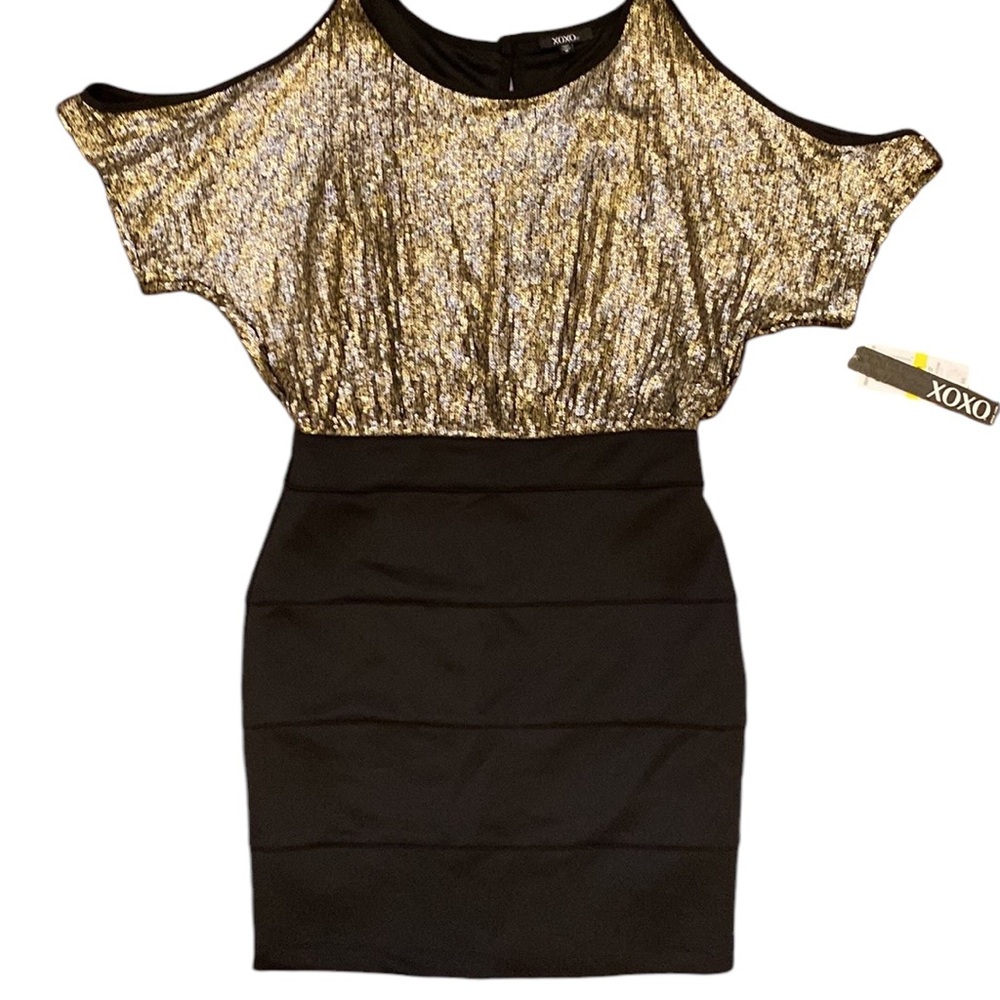 XOXO Cold Shoulder Dress
